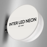 The Dulwich' - Light Box Sign Acrylic Circle